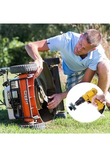 Didadodo Çift Katlı Elektrikli Matkap Tipi Çim Biçme Makinesi Bileme Başlığı - Metal Taşlama Ve Parlatma İçin