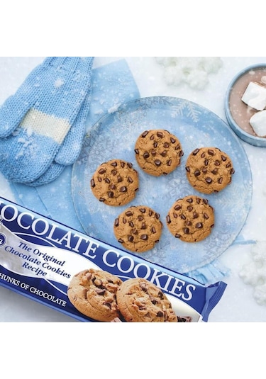 Merba Bitter Çikolata Parçacıklı Kurabiye Chocalate Cookies 150 Gram 1 Paket
