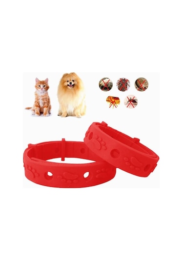 Pet Köpek Kedi Ayarlanabilir Yaka Etkili Lea Mite Bit Pire Önleyici