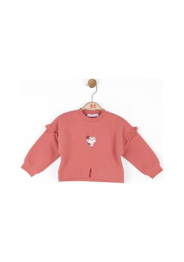 Nk Kids Kız Çocuk Sweatshirt 37622 Mercan