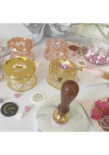 Suntek Balmumu Mühür Kiti Hafif Zanaatlar Isıtıcısı Altın