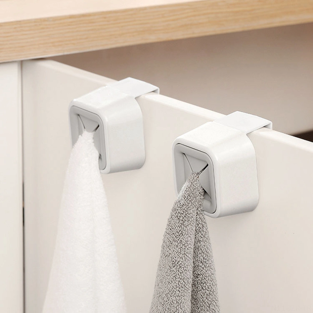 Geeroyoo Banyo Mutfak Kurutma Bezi Tutucu, Delme Yok Kurulum, Dayanıklı Plastik, Çok Amaçlı Duvar Takımı Diğer