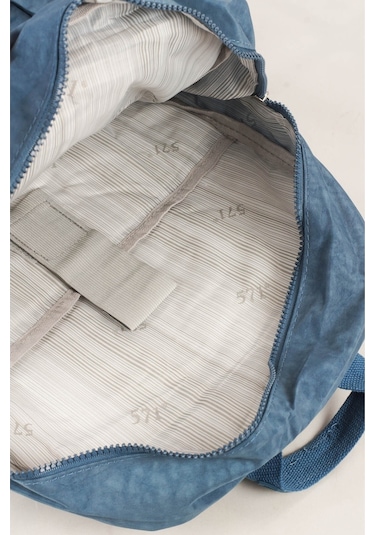 571 Krinkıl / Klinkır Su Geçirmez Hafif Çok Gözlü Spor, Seyahat, Okul, Laptop Sırt Çantası Mavi 1d Mavi