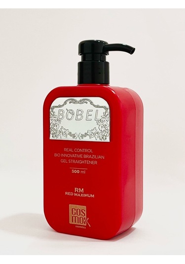 Bobel Kalıcı Düzleştirici Kırmızı Şişe Saç Düzleştirici 500 ML