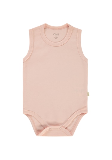 Civil Baby Bebek 5'li Çıtçıtlı Badi 1-3 Yaş Pembe
