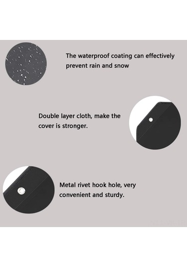 Vkemall Kışlık Klima Dış Ünite Koruyucu Tavan Örtüsü 32x32 İnç Oxford Kumaşlı