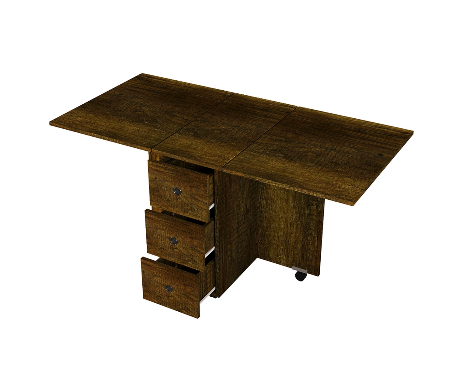 Lagertha Yemek Masası Mutfak Masası Koyu Ceviz