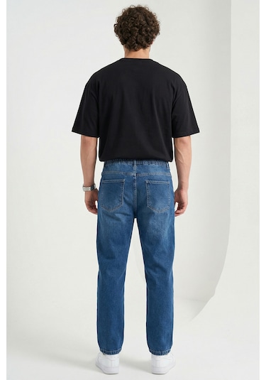 Bigdart Erkek Rahat Kesim Baggy Jean Pantolon 30076 - Lacivert