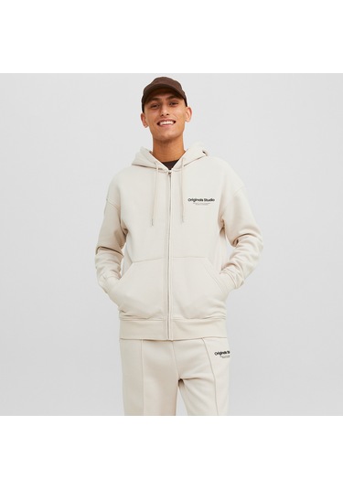 Jack&jones Vesterbro Erkek Bej Kapüşonlu Ceket Bej