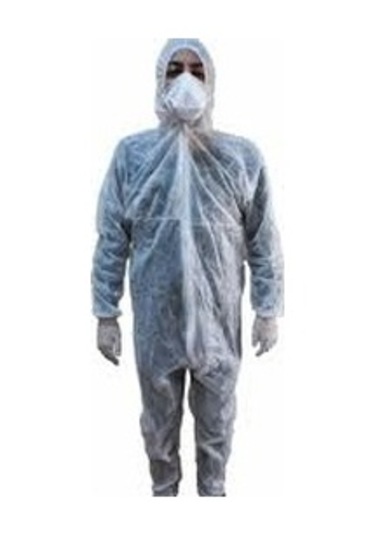 Besni Ticaret Tek Kullanımlık Tela Kapşonlu Misafir Tulumu Beyaz 50 Adet