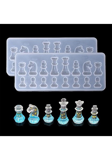 Mamba Alışveriş Kek Kalıbı Yeni Silikon 3d Uluslararası Satranç Kek Çikolata Şeker Zanaat Kalıp Kalıp Araçları