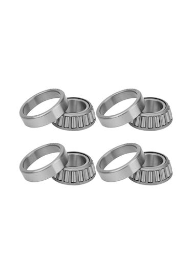 Jeehugo 32005 2007105e Tek Sütunlu Konik Rulman Seti, Yüksek Hızlı Dönüş, Otomobil Mekanik Dişliler İçin Çelik Malzeme 4 Adet