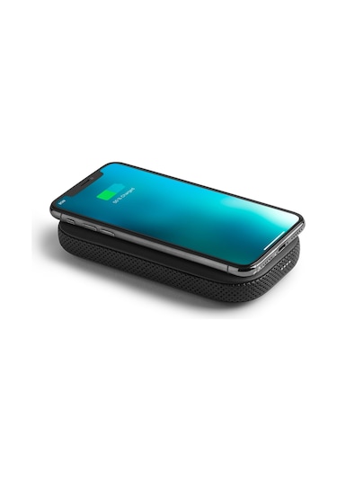 Lexon Powersound Deri Kablosuz Şarj Cihazı ve Bluetooth Hoparlör