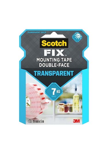 Scotch Şeffaf Montaj Bandı 19mm x 5m