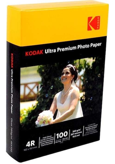 Kodak 10X15 Parlak Inkjet Fotoğraf Kağıdı 260 G