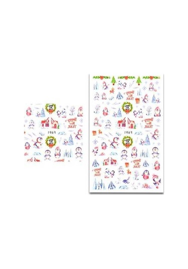 Fastbuy Halloween Tırnak Sticker Seti - 691 Desenli Kağıt Tırnak Sanatı, Ev/salon Dekoru