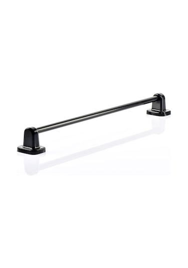 Paslanmaz Uzun Havluluk Havlu Askısı Askılık Havluluk Siyah