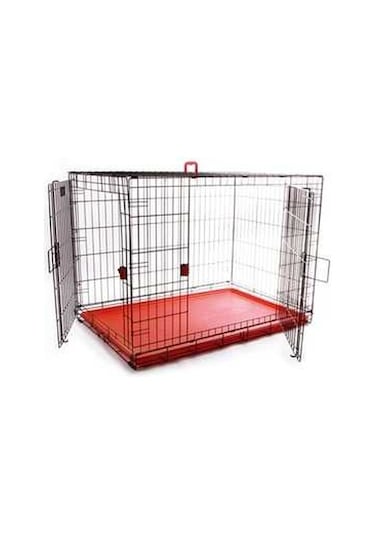 M-Pets İki Kapılı Tel Köpek Kafesi 91.5 x 58.5 x 63.5 CM