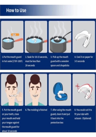 Premium Özel Seri Gece Plağı Çene Diş Sıkma Gıcırdatma Önleyici Koruyucu Diş Aparatı 2 Adet