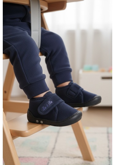 Ayakmod Lacivert Süet Cırtlı Bebek Panduf Ba&ba 058989 B Lacivert Ayakmod Lacivert Süet Cırtlı Bebek Panduf Ba&ba 058989 B Lacivert