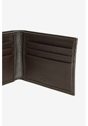 Erkek Kahverengı Hediye Kutulu Kart Bölmeli %100 Suni Deri Cüzdan Kahverengi