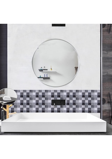 29 Stilleri Düz Mermer Kabartma Fayans Duvar Sticker Mutfak Yağı Geçirmez Banyo Su Geçirmez Kabuğu Ve Sopa Sert Kristal Duvar Kağıdı Mz-5-005 Diğer