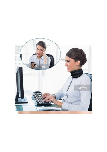 Yumuşak Boyun Destek Korsesi - Ağrıyı Hafifletir Ve Omurgayı Hizalar - Uyku Ve Seyahat İçin Boyunluk - Kaiyi