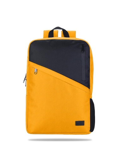 Classone 15,60'' Uyumlu W308- Mila Serisi Lenovo,hp,asus,monster,macbook,macair Uyumlu Laptop,notebook Sırt Çantası-sarı