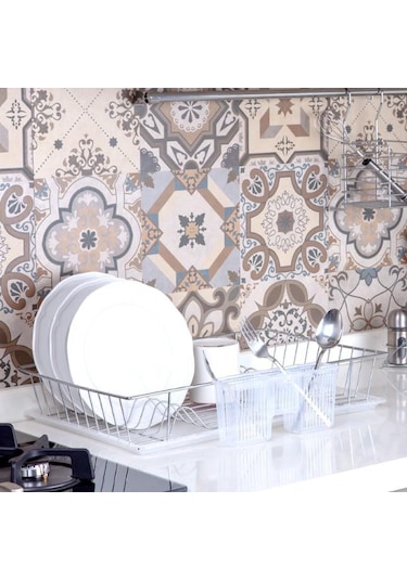 Geseus Home Tek Katlı Tabaklık Bulaşıklık Krom Kb003k Krom