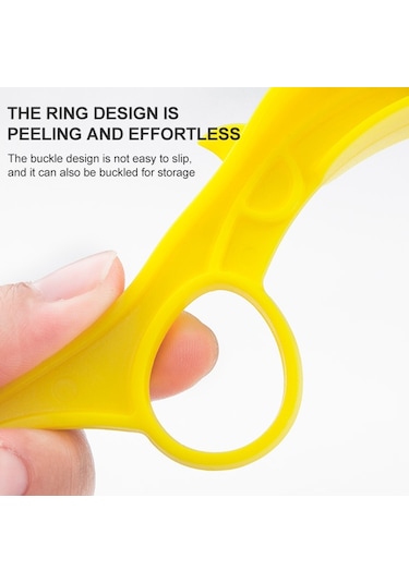 Cbtx Paslanmaz Çelik Bıçak Plastik Saplı Yaratıcı Soyucu Dönen Stil Meyve Bıçağı Rastgele Renk Teslimatı