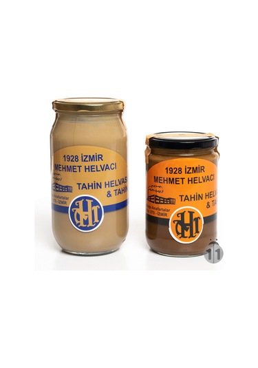 1928 Mehmet Helvacı Tahin Paketi Çifte Kavrulmuş 700 G + Natürel Tahin 1 KG