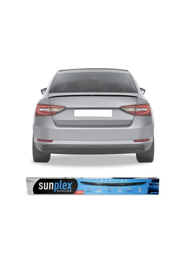 Sunplex Skoda Superb Bagaj Üstü Spoiler Piano  Black