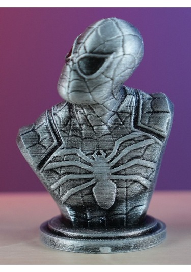Spider Man - Örümcek Adam Boyalı Büst / Figür - Biblo 10 Cm