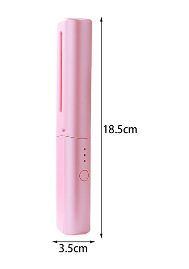 Dolıty Saç Düzleştirici Fırça Şekillendirici Tarak Pembe