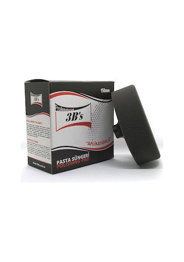 3b's Cila Süngeri - Aplikatörlü - Siyah - 150mm
