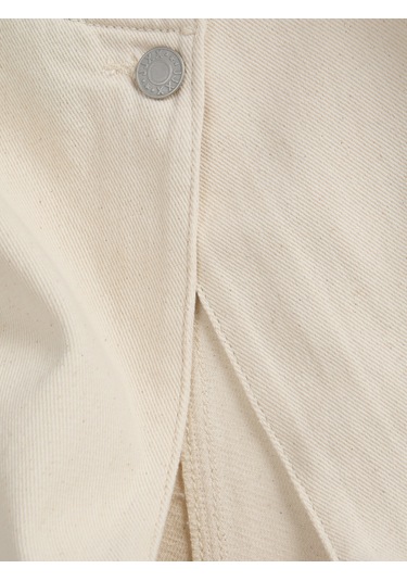 Jack & Jones Kadın Sirt Detayli Denim Bluz - Dora - 12277036 Off-white Denim