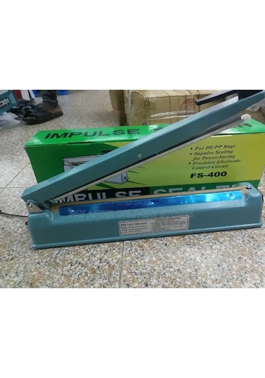 40cm Metal Gövde Poşet Ağzı Yapıştırma Kapatma Makinası Fs-400