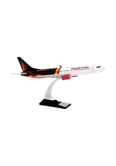 Zekupp Boeing 737-800 1/100 Ölçek Welcome To Hell Tasarımlı Maket Uçak