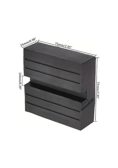 Xuweiwei Siyah Kriko Askı Pabucu Oluklu Çerçeve Ray Zemin Kriko Koruma