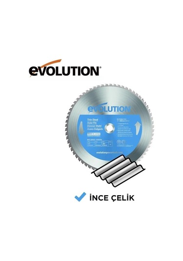 Evolution T355tct-90cs İnce Çelik Daire Testere Bıçağı, 355mm