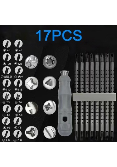 Tongxida Tamir Aleti Seti: 17 Parça Çift Uçlu Tornavida, Ev Ve İş İçin, Geniş Uygulama Alanı
