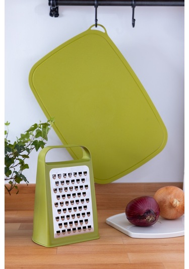 Finehome Nude 2 Parça Mutfak Gereçleri Seti Yeşil