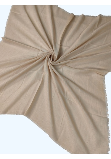 Enba Flamlı Yazma %100 Pamuk Nefes Alan Doğal Kumaş BEj