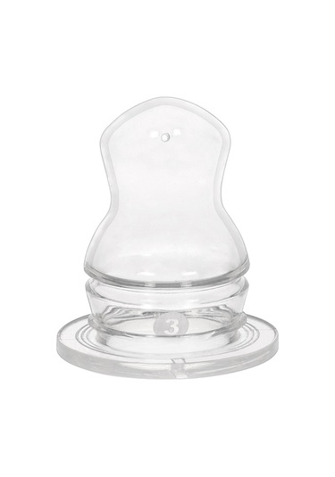 Wee Baby 127 Silikon Damaklı Biberon Emziği No:3 (Askılı)