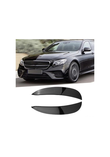 Lemestar Mercedes-benz E-class W213/c238 Amg Line 2016-2020 Ön Tampon Hava Kanadı - Abs Siyah, Aerodinamik Stabilite Artırıcı, Kolay Kurulum