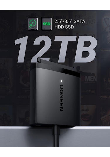 Ugreen Usb 3.0 To Sata Hard Disk Dönüştürücü Adaptör, 60561