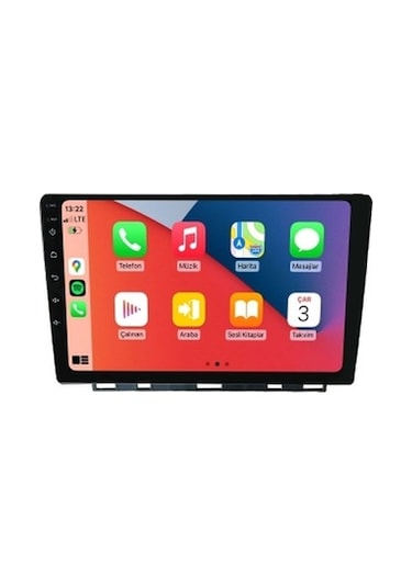 Renault Clio 5 9'' 2019-2024 4gb Ram 32gb Hafıza 4 Çekirdek Carplay Kamera Android Multimedya 9"