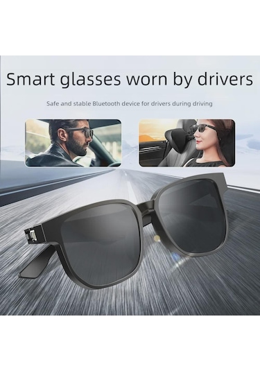 "gs09 Akıllı Bluetooth Güneş Gözlüğü: Sürüş, Müzik, Aramalar Ve Navigasyon İçin Otomatik Geçiş Gözlükleri"