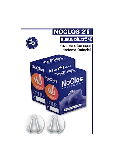 Noclos Nefes Açmayı Destekleyen Burun Dilatörü 2'li