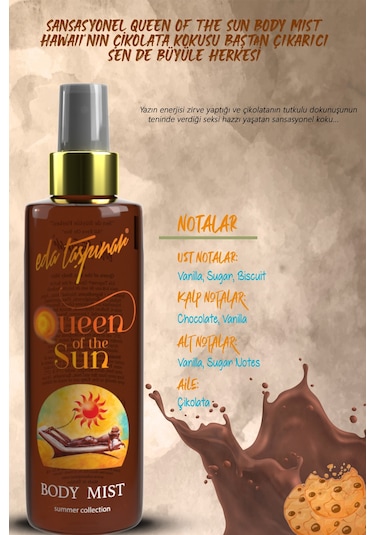 Eda Taşpınar Queen Of The Sun Body Mist Vücut Spreyi 200 ML